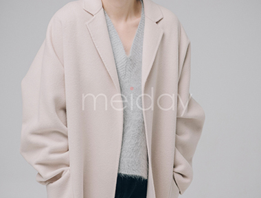 手工羊毛双面昵大衣