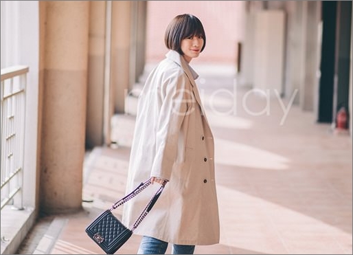 双排扣轻便风衣