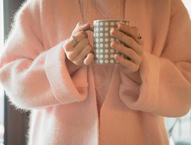 安哥拉羊毛大开衫2017