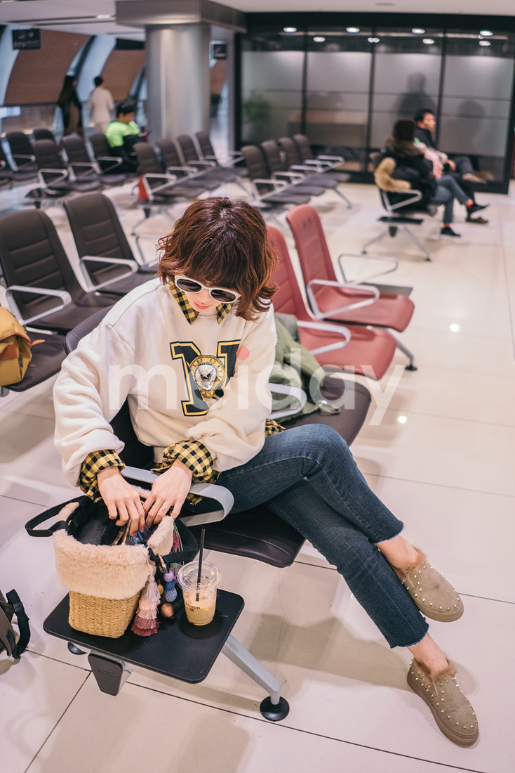 安哥拉加绒铆钉乐福鞋（高级定制）